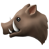 苹果系统里的野猪emoji表情