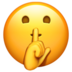 苹果系统里的嘘声的脸emoji表情