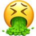 苹果系统里的呕吐的脸emoji表情