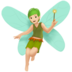 苹果系统里的仙女：浅肤色emoji表情