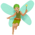 苹果系统里的仙女：中浅肤色emoji表情