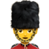 苹果系统里的女警卫emoji表情