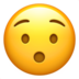 苹果系统里的小困惑的脸emoji表情