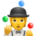 苹果系统里的玩杂耍的人emoji表情