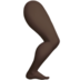 苹果系统里的腿：深色肤色emoji表情