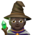 苹果系统里的法师：暗肤色emoji表情