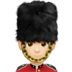苹果系统里的男警卫：浅肤色emoji表情