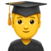 苹果系统里的男学生emoji表情