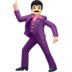 苹果系统里的男子舞蹈：浅肤色emoji表情