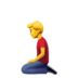 苹果系统里的跪着的人emoji表情