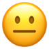 苹果系统里的平淡的脸emoji表情