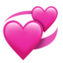 苹果系统里的旋转心脏emoji表情