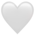 苹果系统里的白心emoji表情