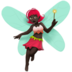 苹果系统里的女仙女：深色肤色emoji表情