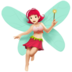 苹果系统里的女仙女：浅肤色emoji表情
