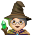 苹果系统里的女法师：浅肤色emoji表情