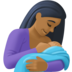 Facebook上的喂奶：中等深色肤色emoji表情