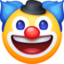 Facebook上的小丑脸emoji表情