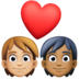Facebook上的情侣: 成人成人中等-浅肤色中等-深肤色emoji表情