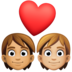 Facebook上的情侣: 成人成人中等肤色中等-浅肤色emoji表情