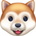 Facebook上的狗脸emoji表情