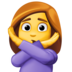 Facebook上的打“不手势”的人emoji表情