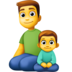 Facebook上的家人：兄弟emoji表情