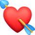 Facebook上的一见钟情emoji表情