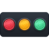 Facebook上的水平交通灯emoji表情