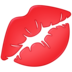 Facebook上的吻痕、口红吻emoji表情