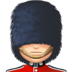 Facebook上的男警卫：浅肤色emoji表情