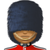 Facebook上的男警卫：中黑肤色emoji表情