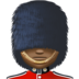 Facebook上的男警卫：深色肤色emoji表情