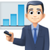 Facebook上的男职员：浅肤色emoji表情
