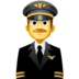 Facebook上的飞行员emoji表情