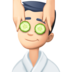 Facebook上的男士按摩：浅肤色emoji表情