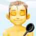 Facebook上的在潮湿的房间里的男人emoji表情