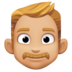 Facebook上的男：中浅肤色emoji表情