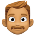 Facebook上的男：中等肤色emoji表情