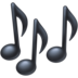 Facebook上的音符emoji表情
