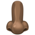 Facebook上的鼻子：深色肤色emoji表情