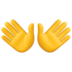 Facebook上的张开双手emoji表情