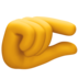 Facebook上的很短、捏住的手emoji表情