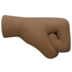 Facebook上的右拳：黑肤色emoji表情