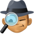 Facebook上的侦探：中等肤色emoji表情
