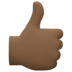 Facebook上的竖起大拇指：深色肤色emoji表情