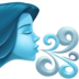 Facebook上的迎风面emoji表情