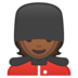 安卓系统里的警卫：中等深色肤色emoji表情