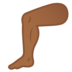 安卓系统里的腿部：中黑肤色emoji表情