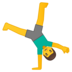 安卓系统里的侧手翻的男emoji表情